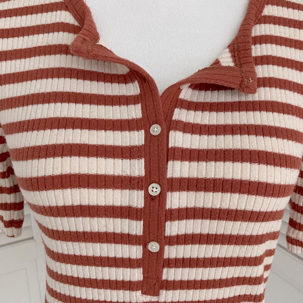 JCrew Ribbed Knit Shirt - Picture 2 of 3